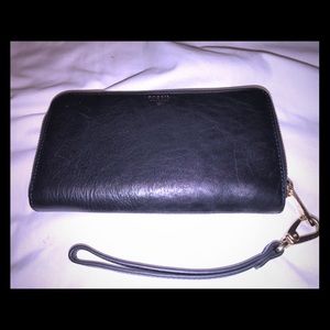 Fossil zip phone wallet